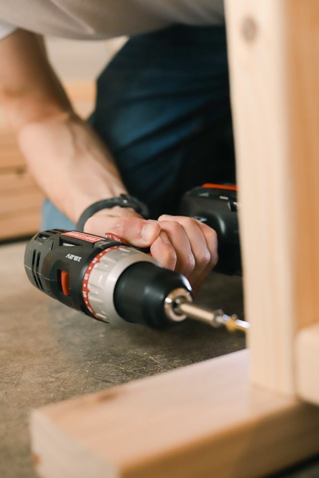 Furniture being carefully assembled by an InooPrime specialist
